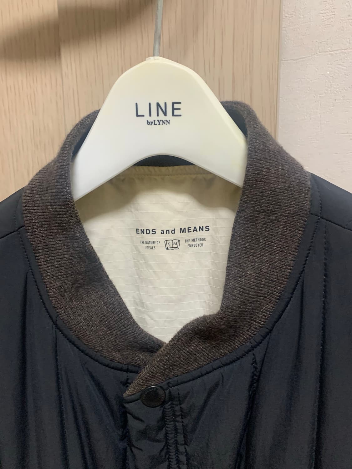 Ends and means 퀼팅자켓 (L size) 판매합니다. 상품이미지2