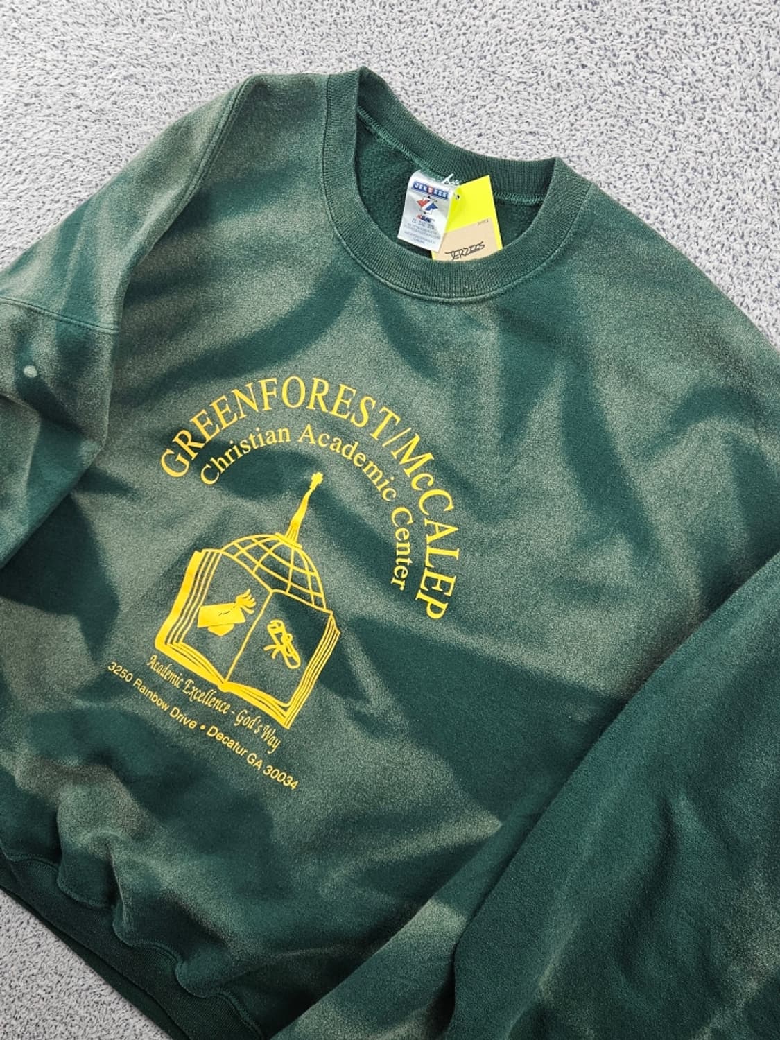 져지스 다잉 워시드 커스텀 맨투맨 스웻 셔츠 ( 2XL ) / 10952 상품이미지10