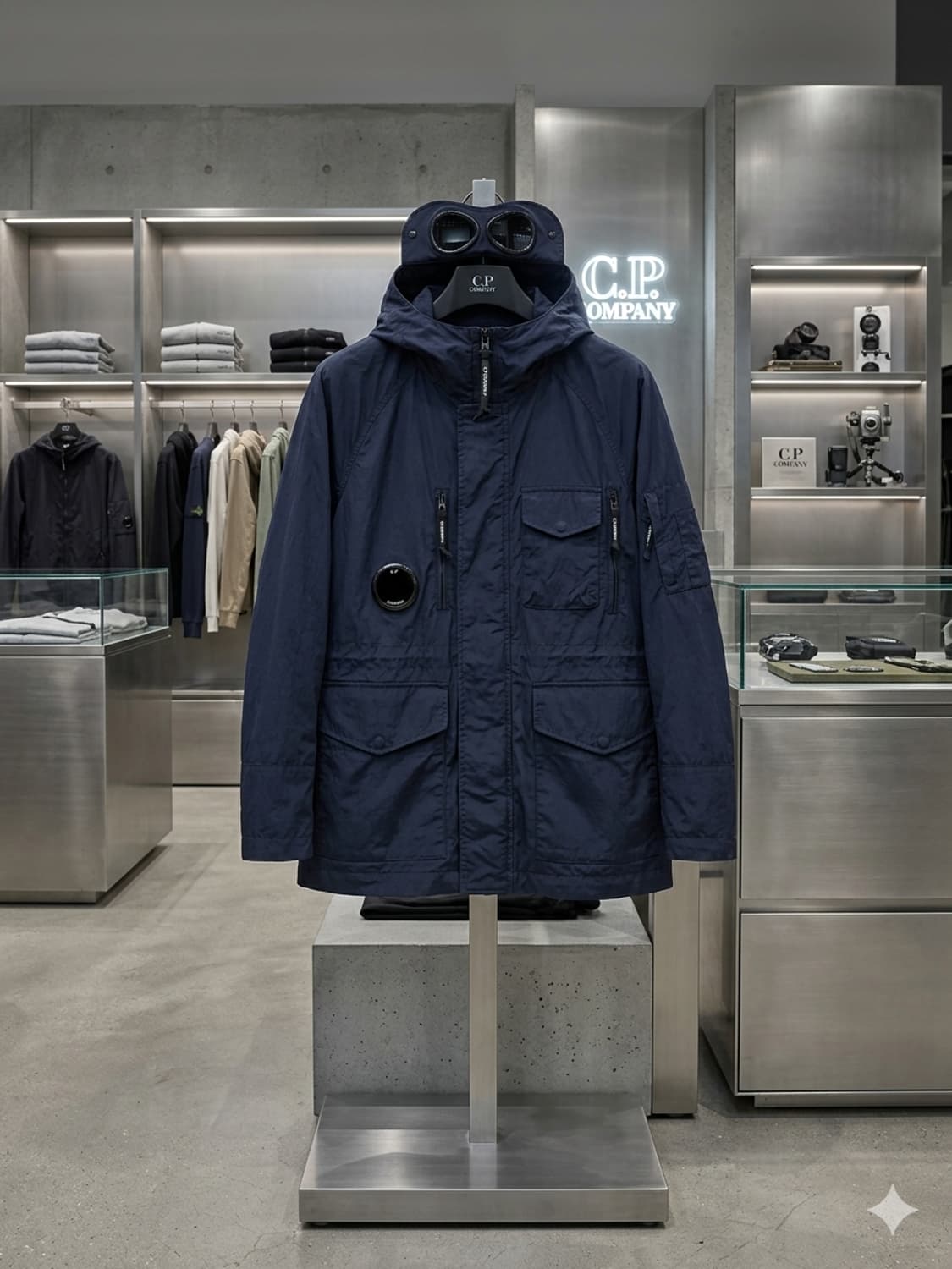 [국내정품] C.P.컴퍼니 방수방풍 고글렌즈 자켓 ( 100사이즈) 상품이미지3