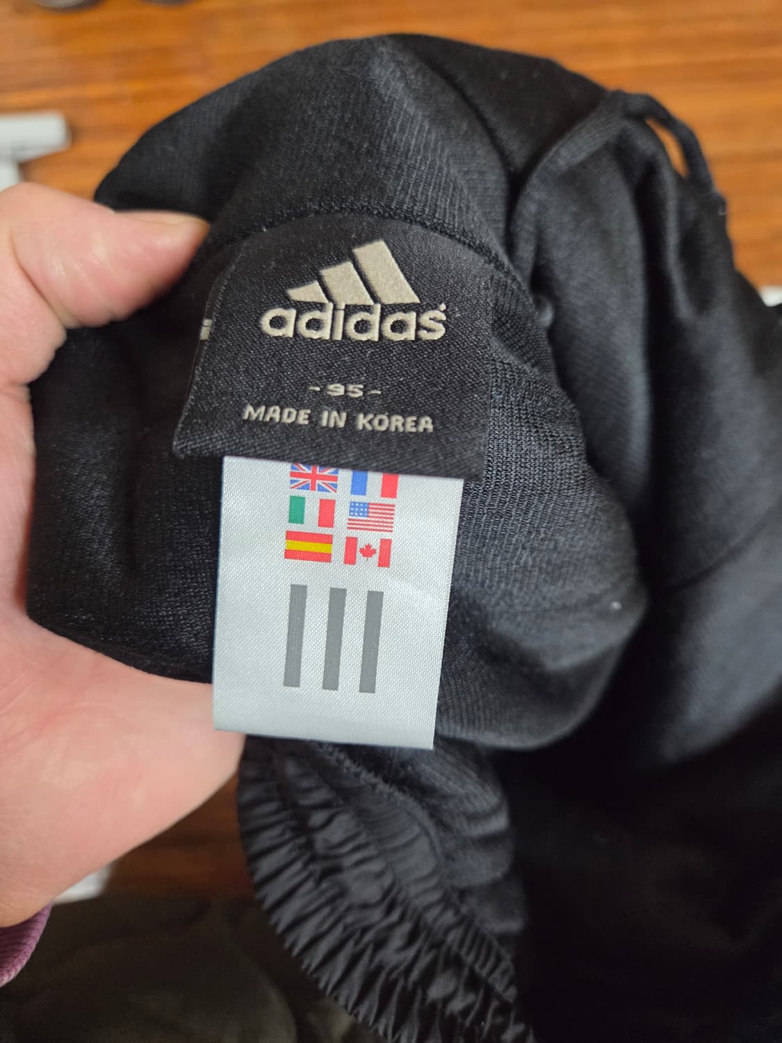 아디다스 올드스쿨 방풍 패딩 트랙팬츠 xl 상품이미지3