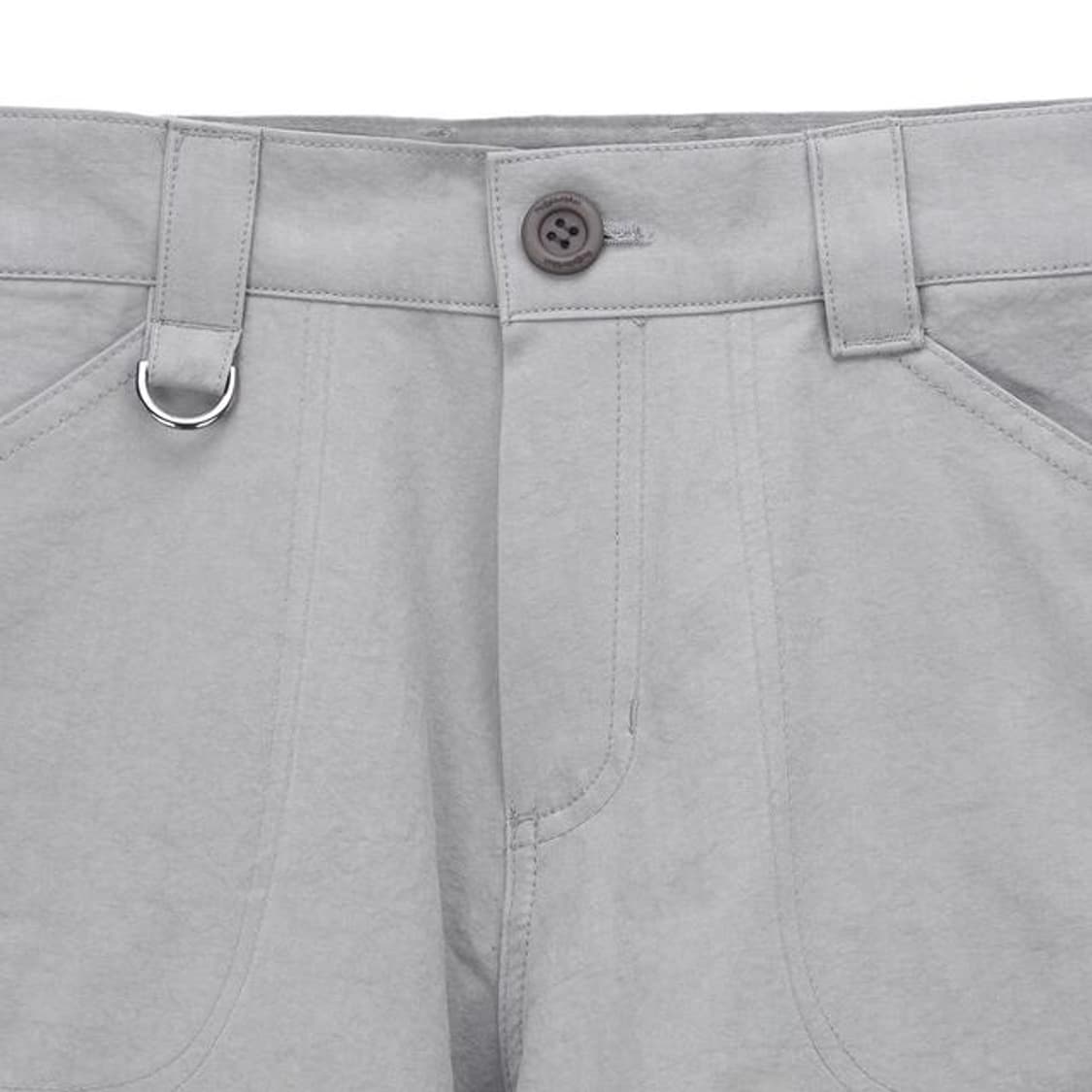 허그유어스킨 wide cargo pants gray 와이드 카고 팬츠 상품이미지3