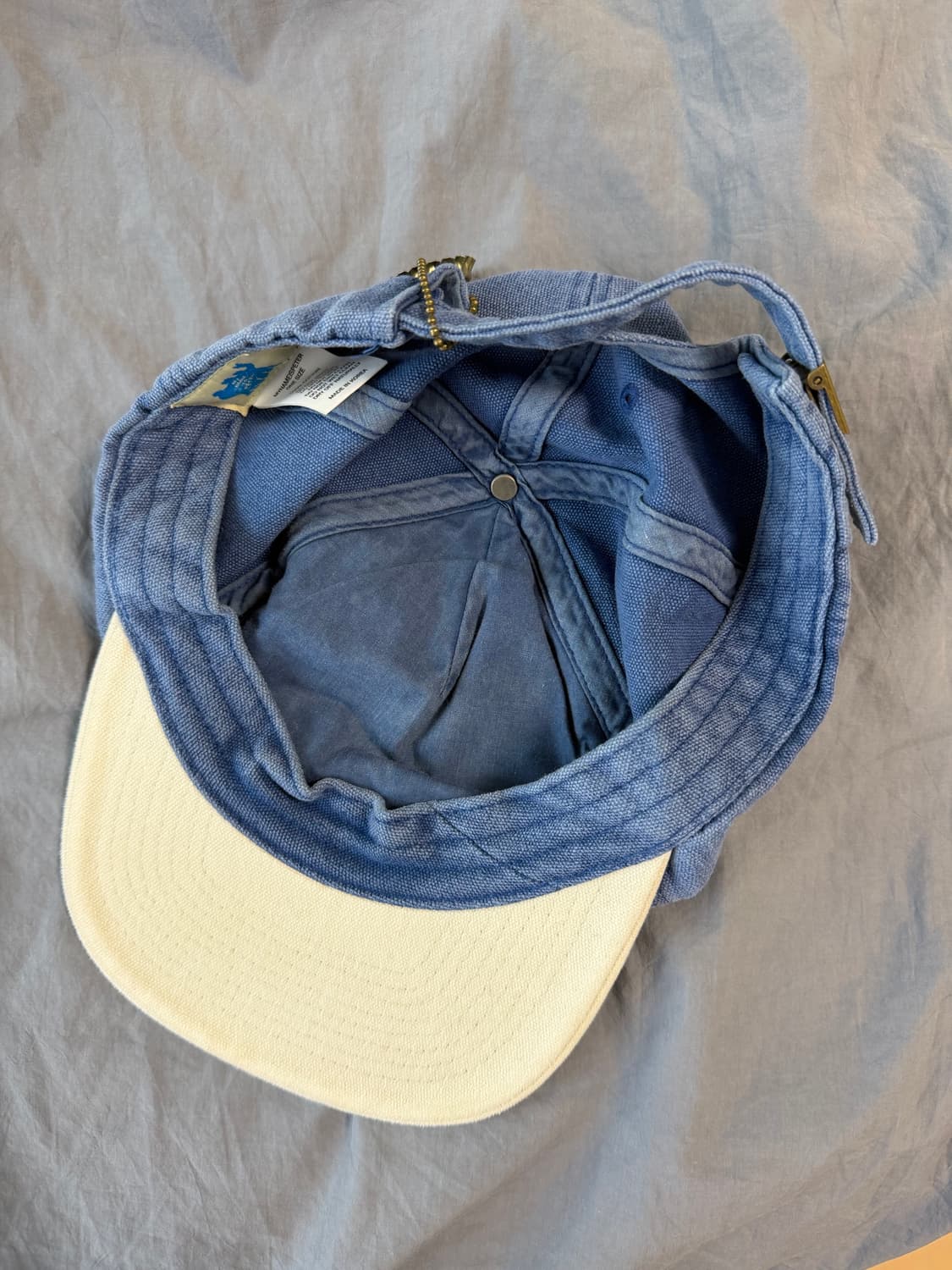 마이네임이즈 피터 모자 새상품급 블루  상품이미지2