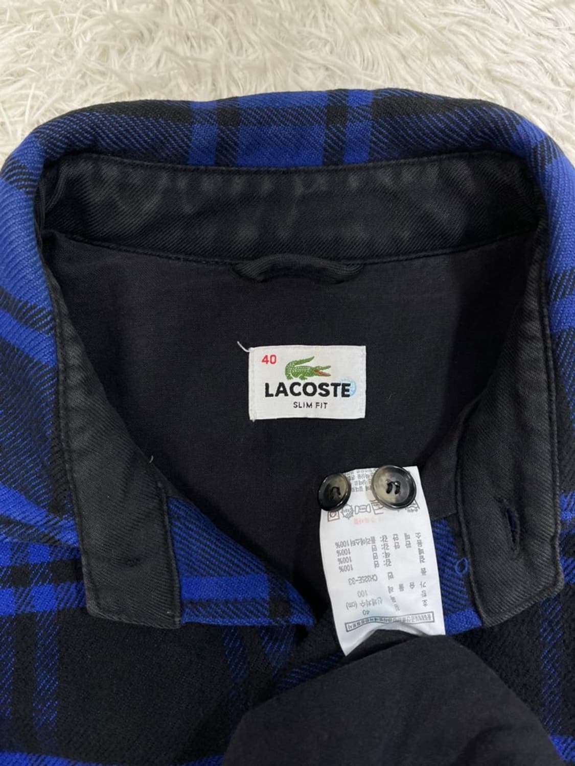 라코스테 플란넬 체크 셔츠/#3000 상품이미지6