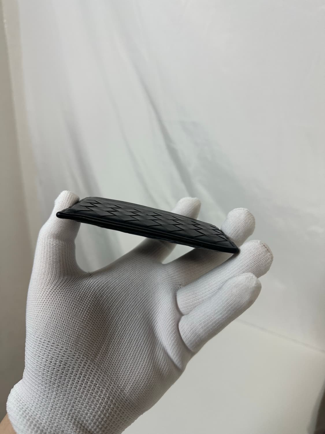 보테가베네타 인트레치아토 카드지갑 블랙 (OS) 상품이미지3