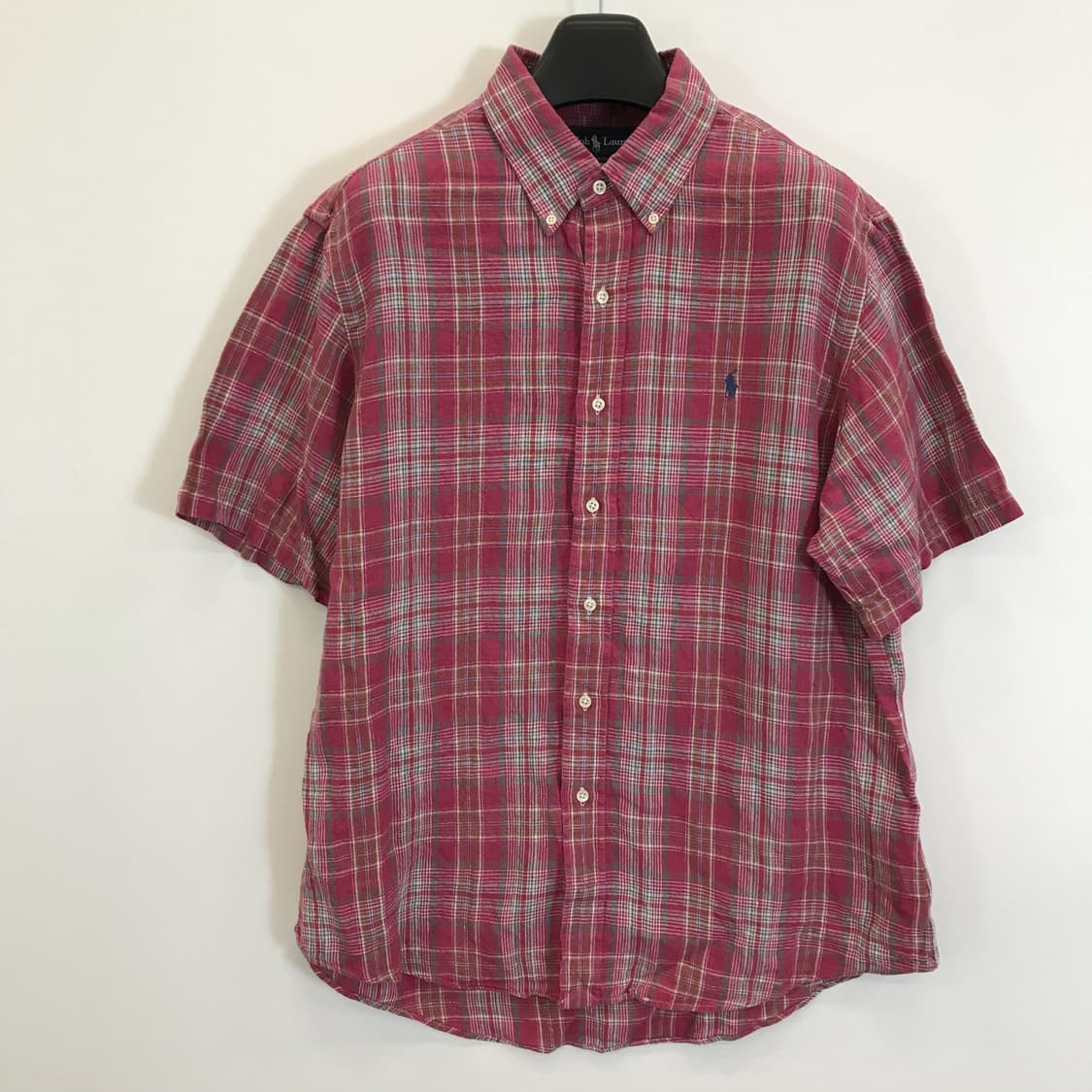 폴로 랄프로렌 플레이드 린넨셔츠 두툼린넨 [XL] 상품이미지1