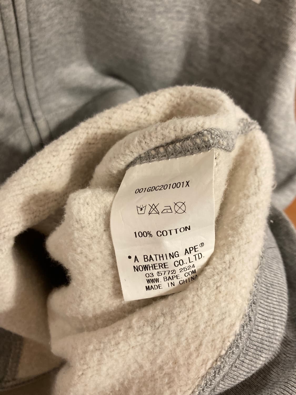 BAPE(베이프) 로고 후드 집업 / M 사이즈 상품이미지10