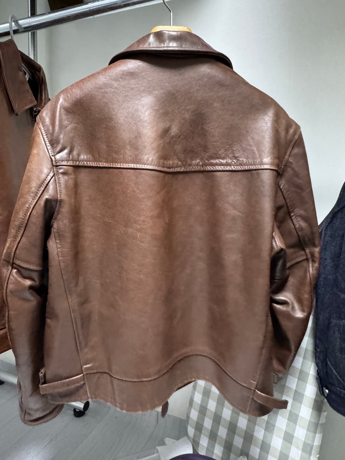 38) 2000s 샘 워커(에어로레더) 하이웨이맨 브라운 상품이미지2