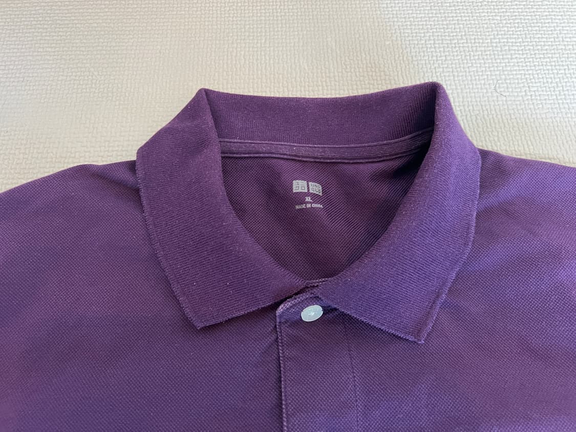 무료배송 - 유니클로 PK 반팔티셔츠(퍼플) XL 상품이미지3