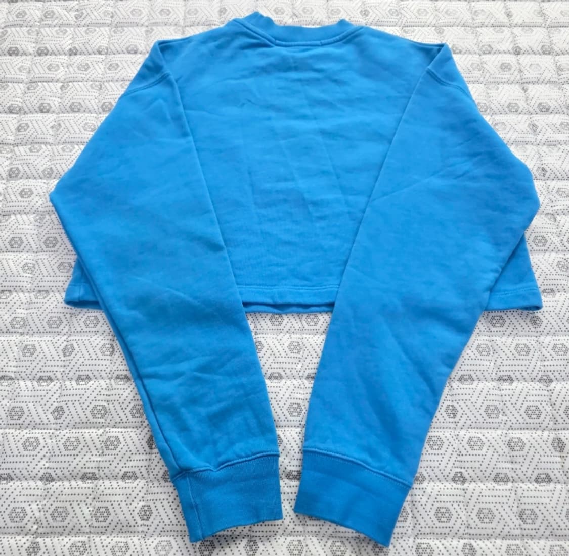 MSGM 여성 크롭 맨투맨 블루 ~55 상품이미지2