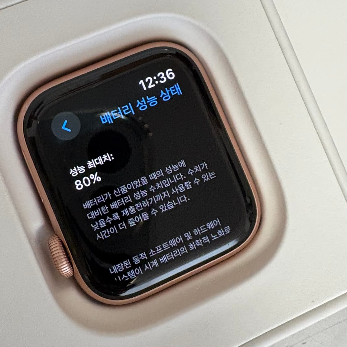 애플워치 se 40mm 핑크샌드 (GPS) 상품이미지2