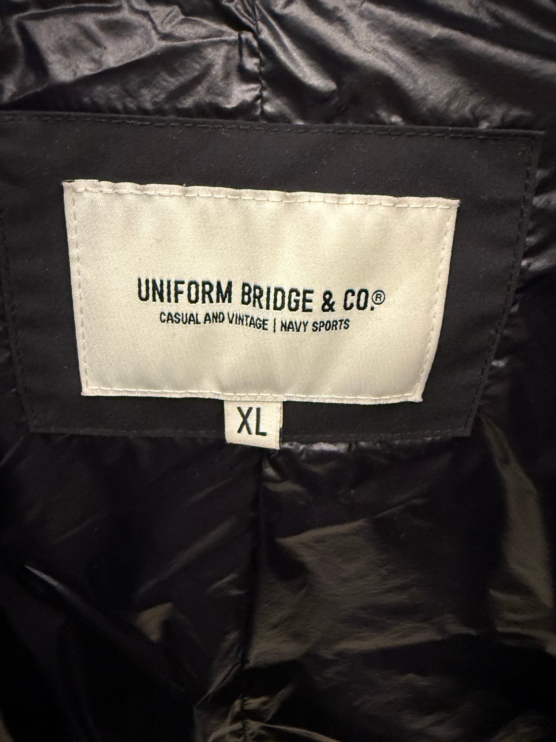 유니폼브릿지 m65 down parka 블랙 xl 패딩 상품이미지6