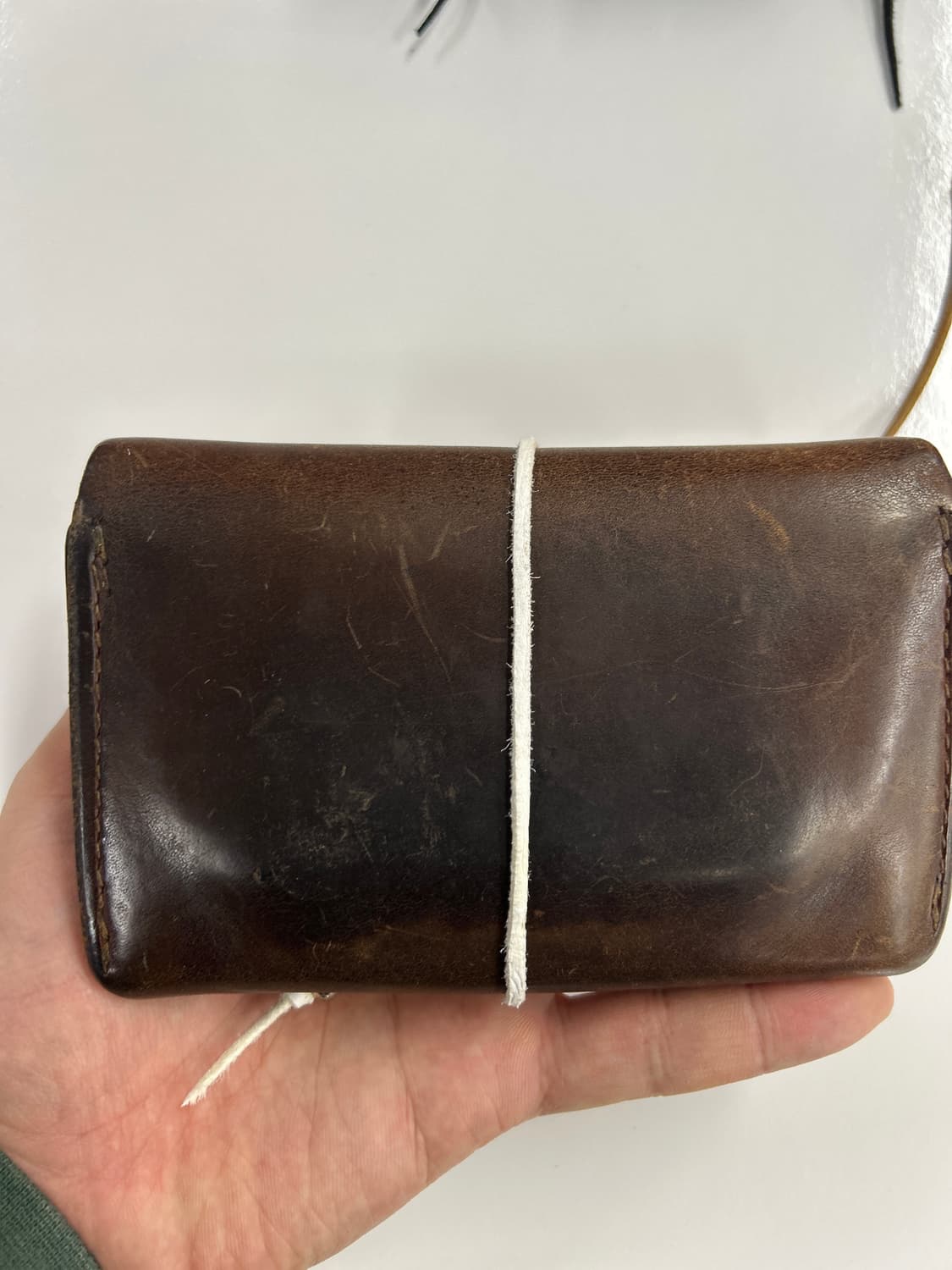 GOROS 올드고로스 CG-14콘초 새들레더 중지갑 상품이미지3