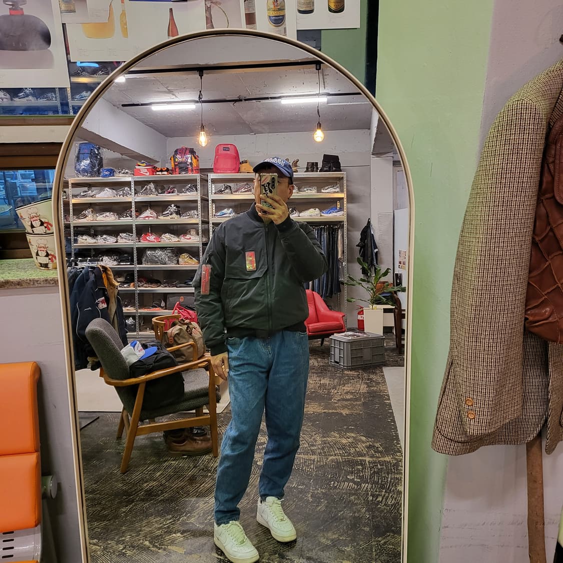 나이키 플리스 조던 23 엔지니어드 MA-1 다운 자켓 (M) 상품이미지10