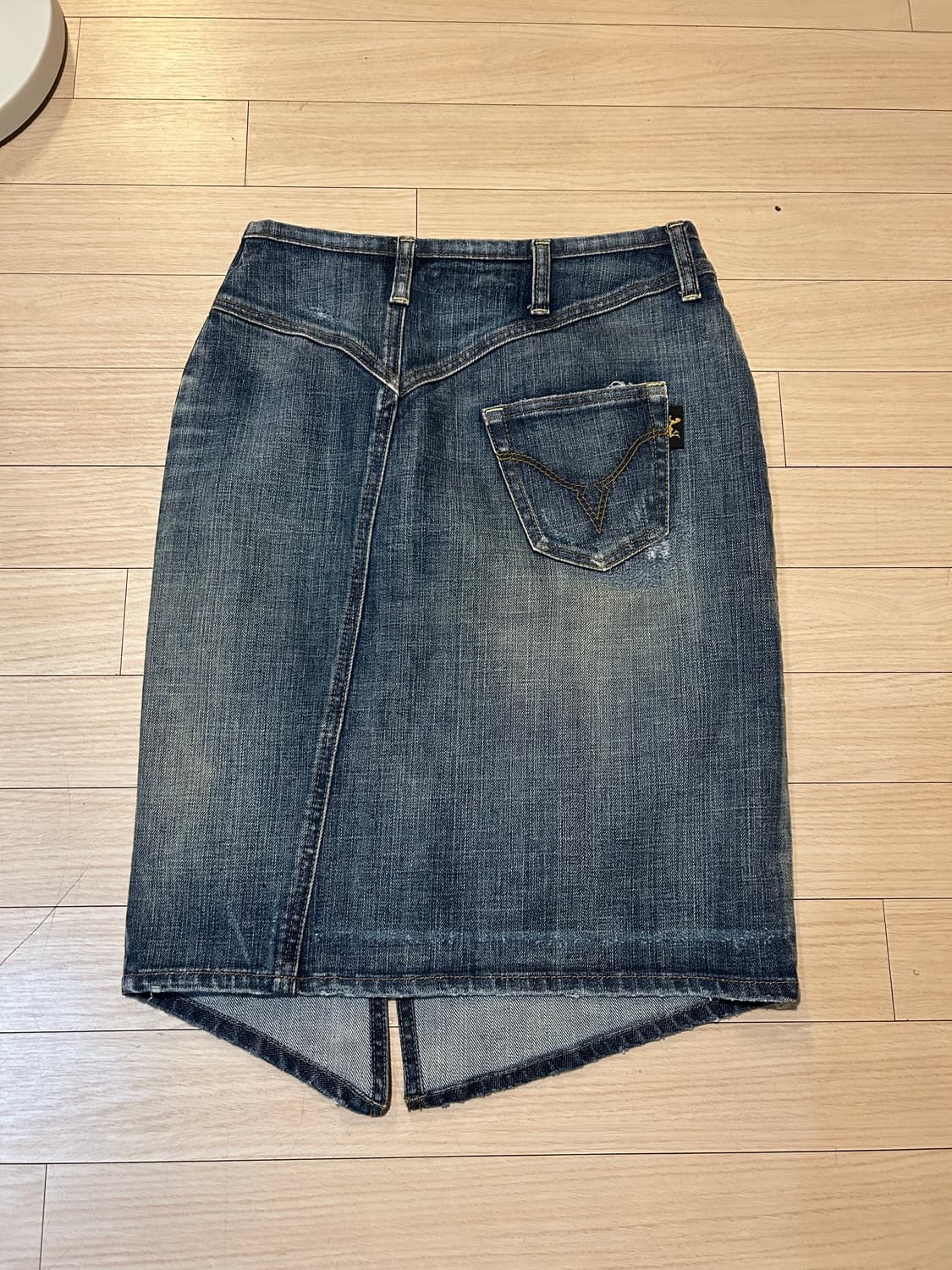 Nuve Denim Skirt Pants 상품이미지7