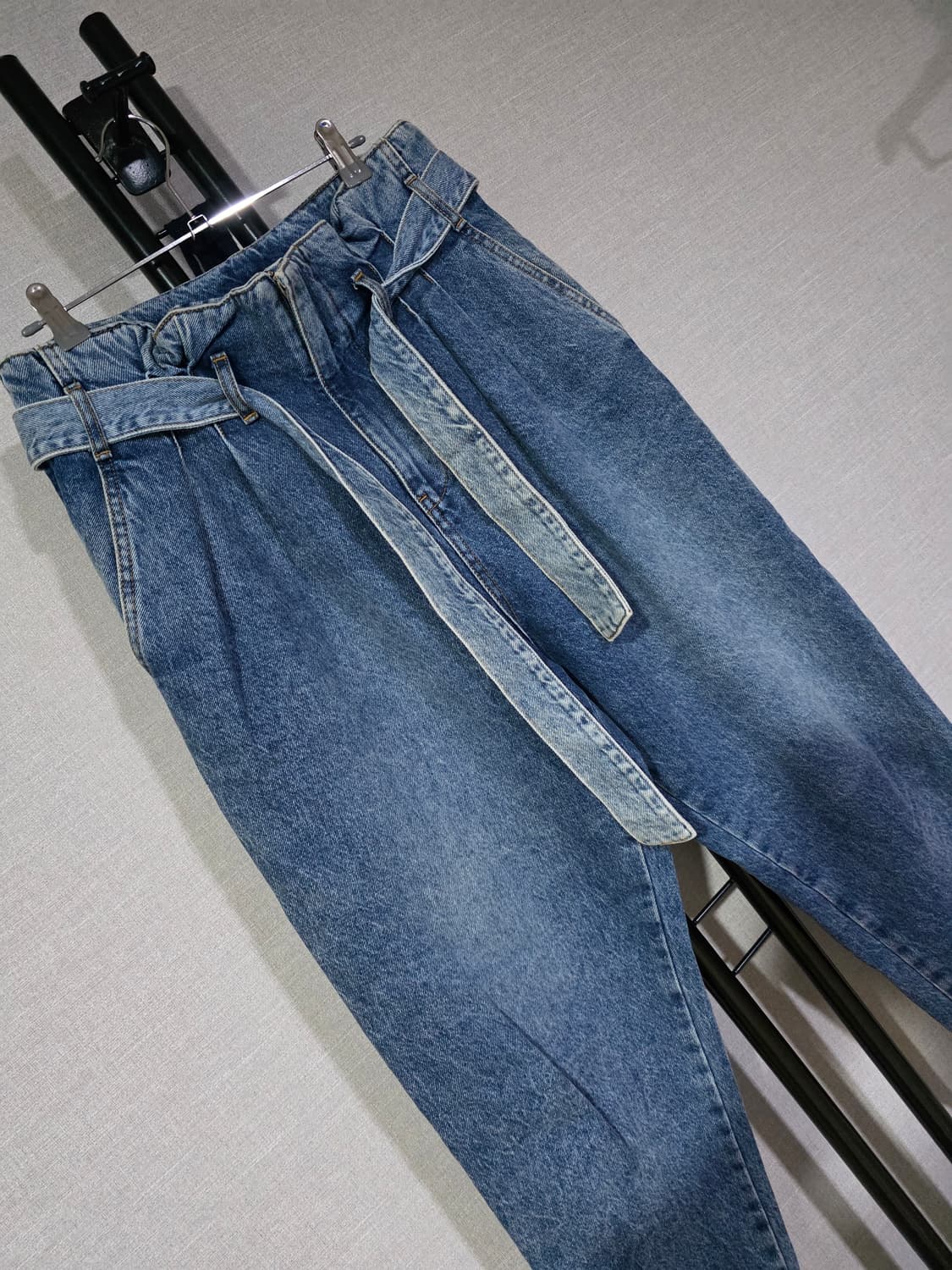 IRO 벨트 데님 배기 팬츠 36 (26~27) 상품이미지3