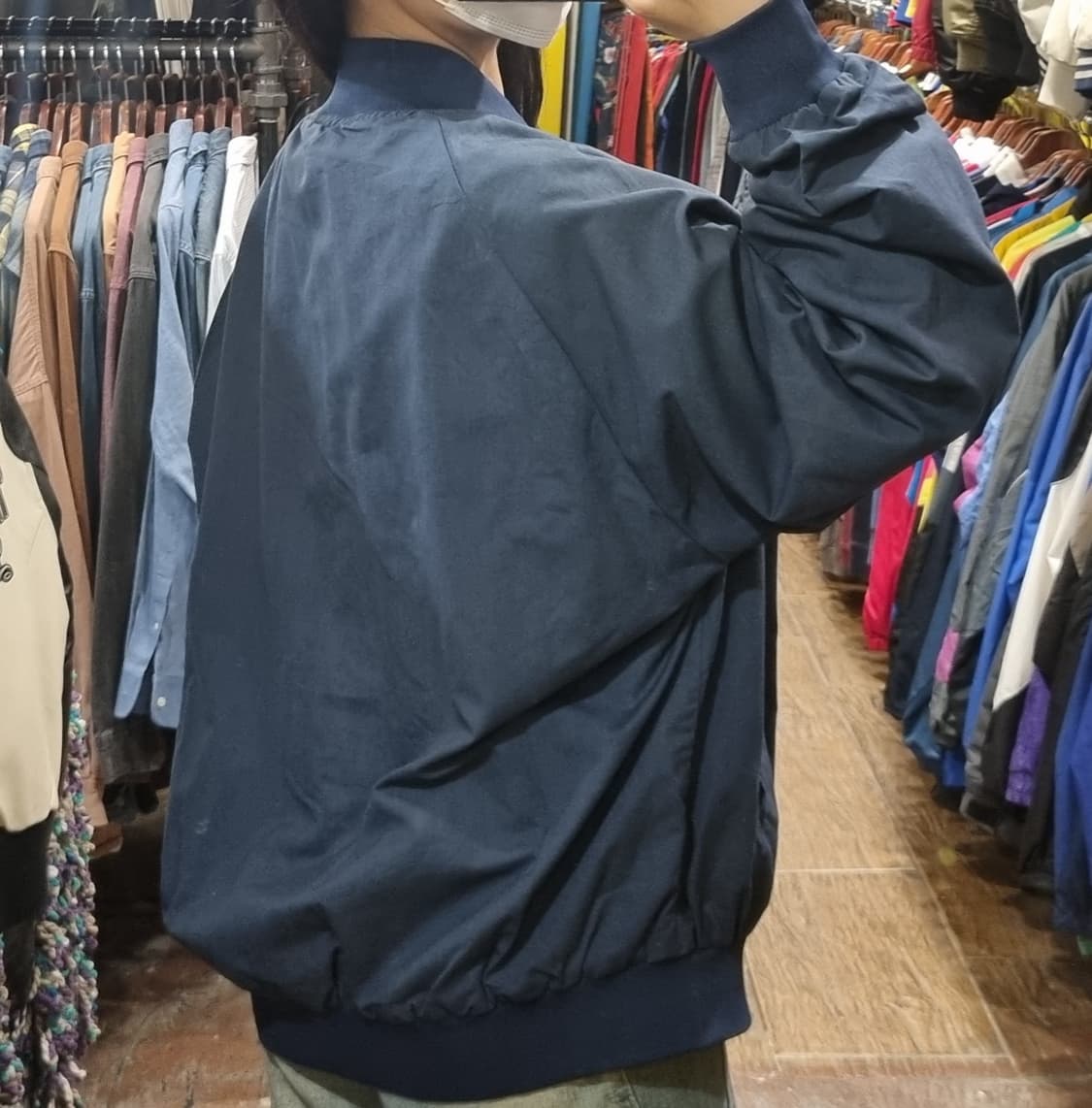 [Hi] vtg 빈티지 야구점퍼 네이비 상품이미지5