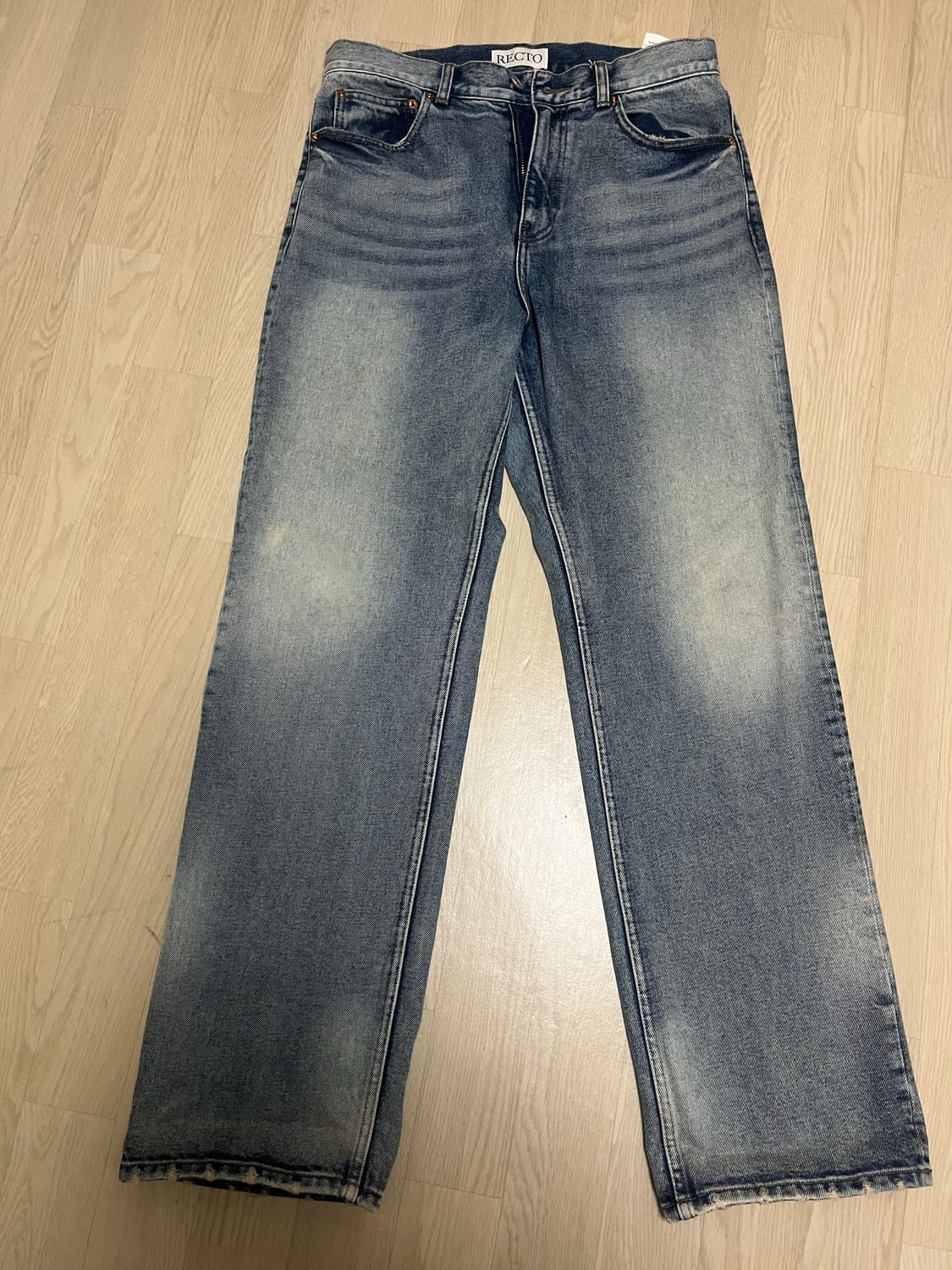 렉토 워싱 와이드팬츠 상품이미지1