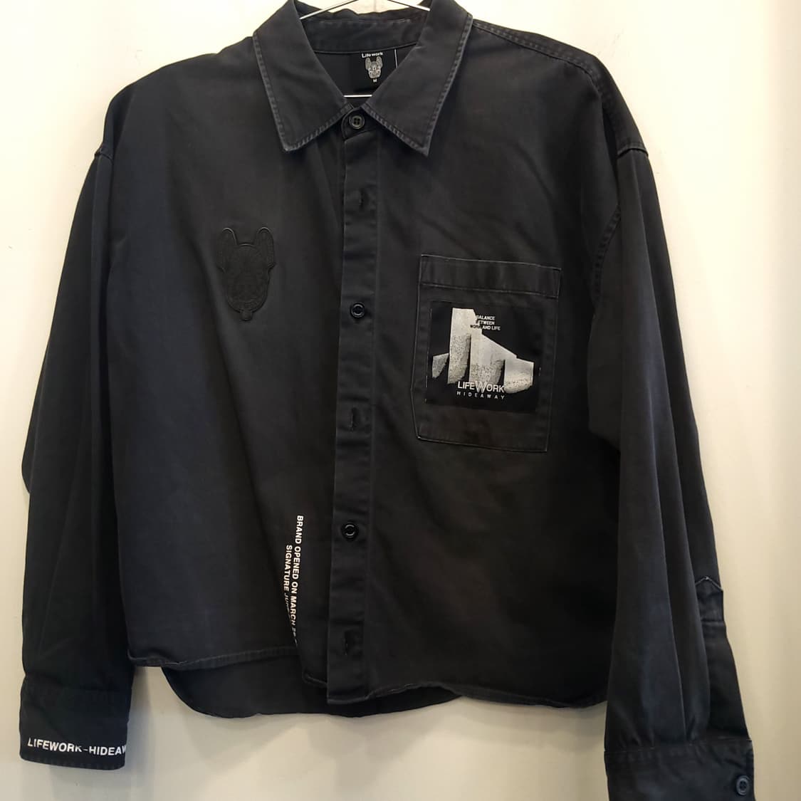 라이프워크 스트릿 그래픽 패치 셔츠 상품이미지2