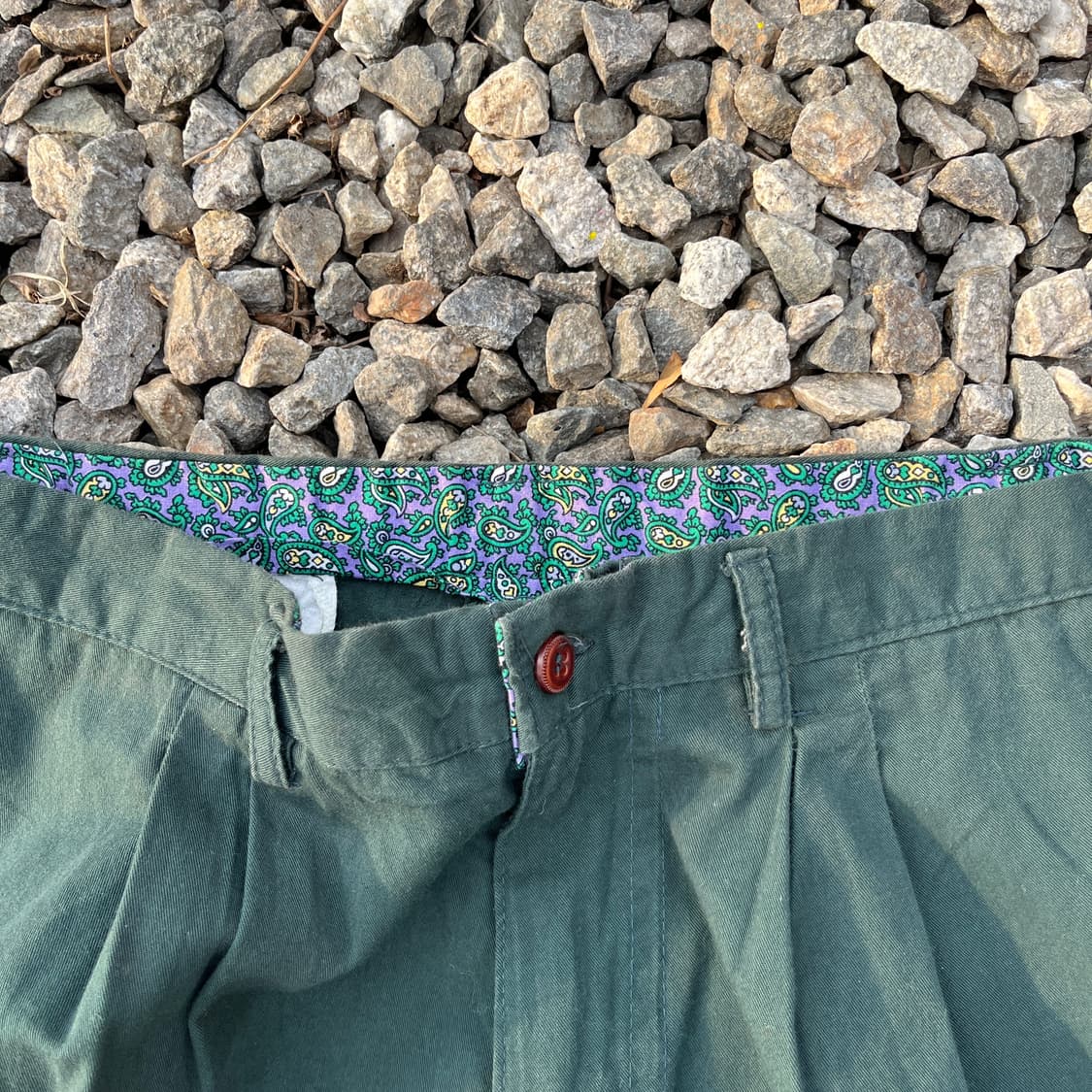 80-90s (made italy) 빈티지 코튼 와이드(실측확인) 상품이미지3