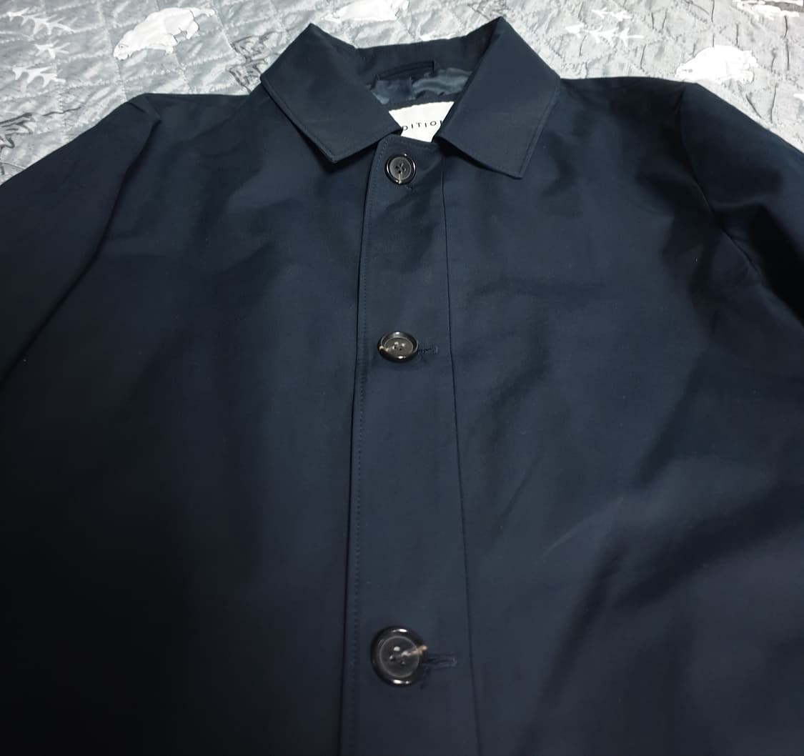 신성통상 에디션 코튼 하프 트렌치코트 다크네이비 (95) 상품이미지2