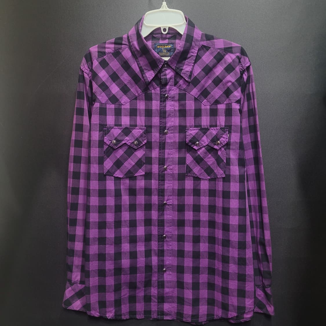 Woolrich 울리치 퍼플 체크 패턴 셔츠 상품이미지6
