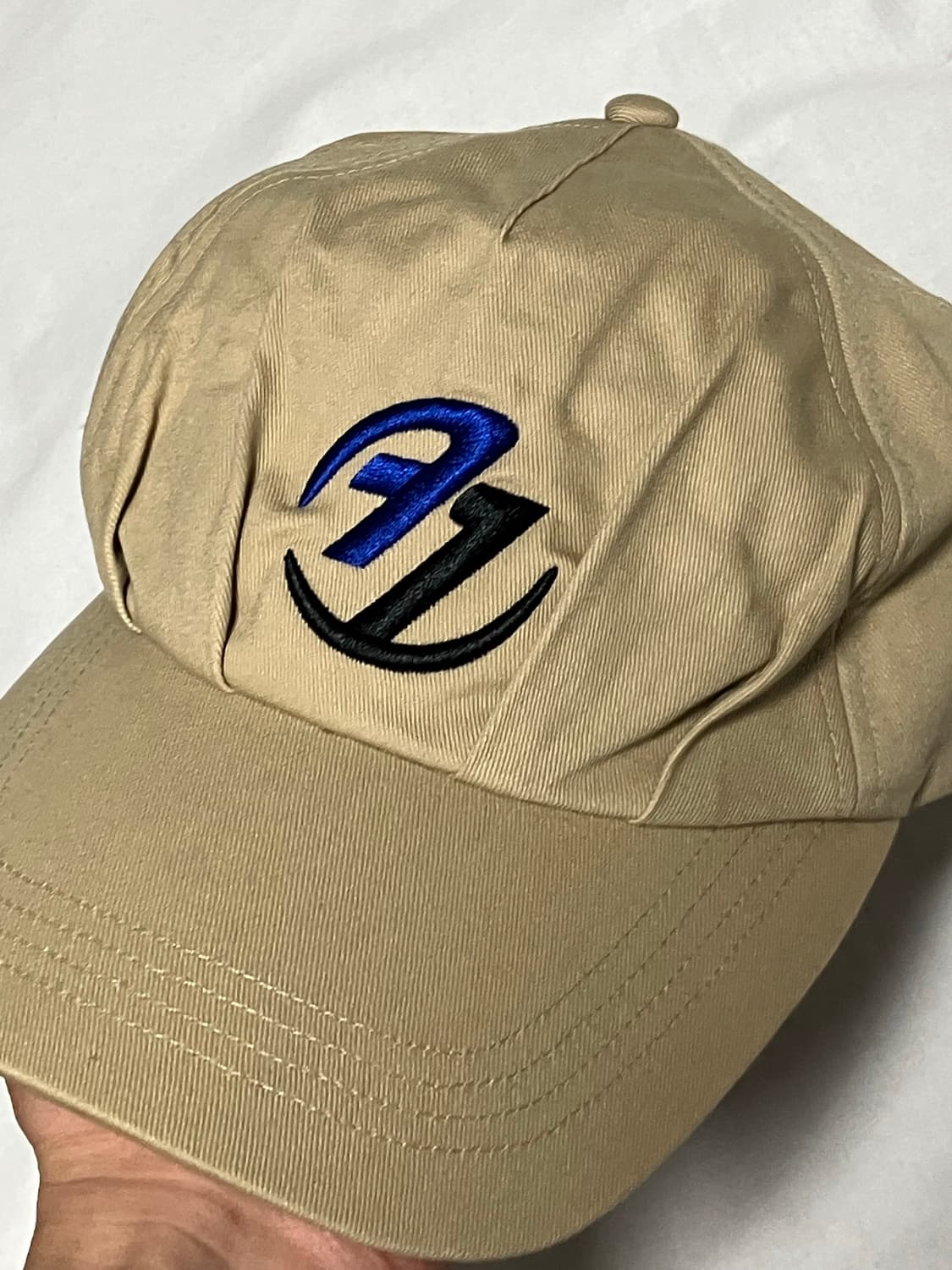 아더에러 X 자라 AZ 자수로고 셔링 볼캡 베이지 상품이미지2