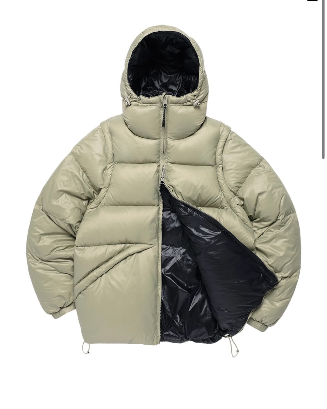 더바이닐하우스 리버시블 패디드 자켓 샌드 상품이미지2