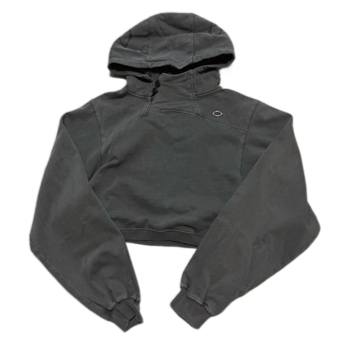 🖤미스치프 차콜 크롭 후드티🩶 상품이미지1