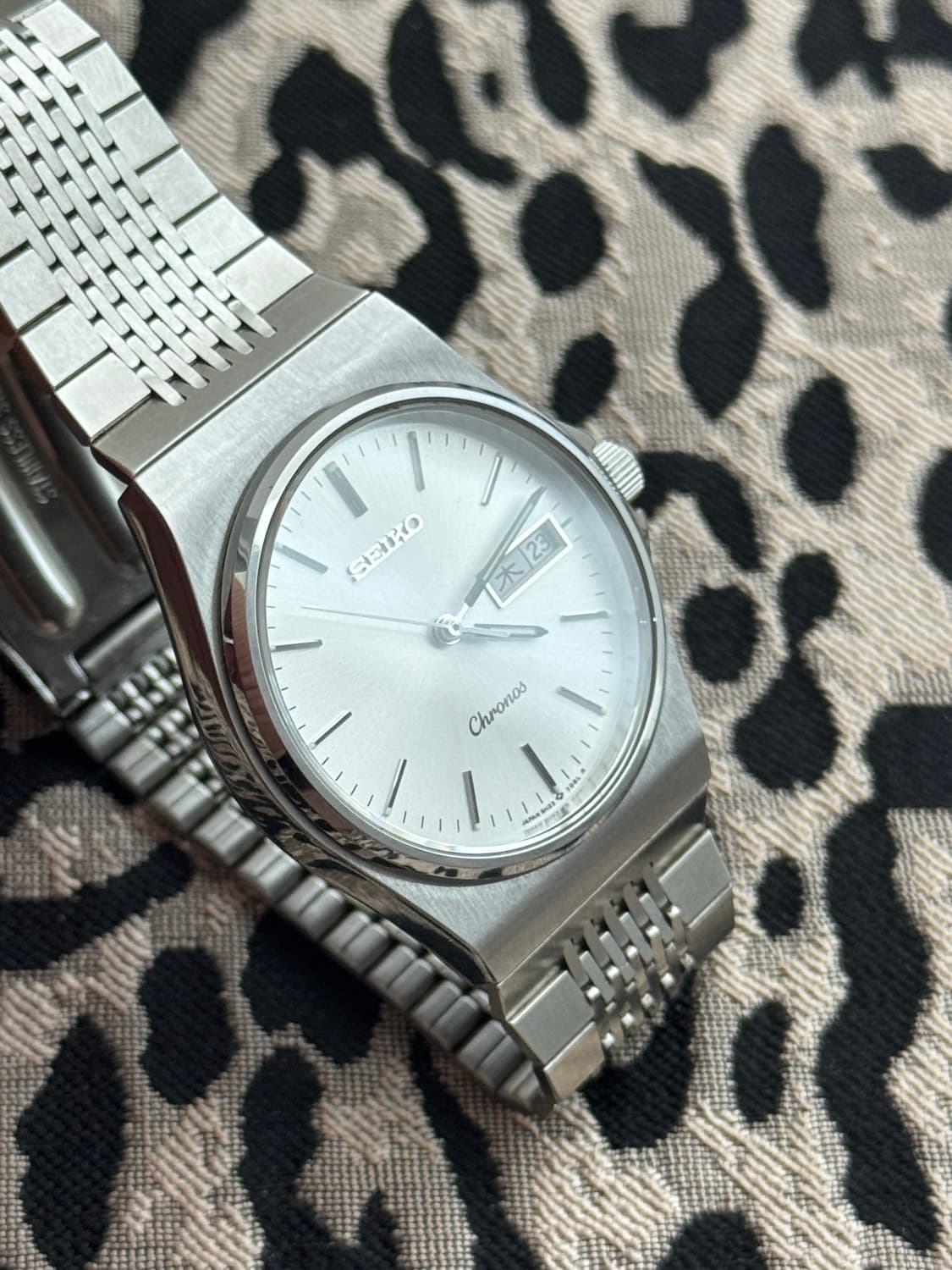 80s 빈티지 세이코 크로노스 쿼츠 상품이미지4