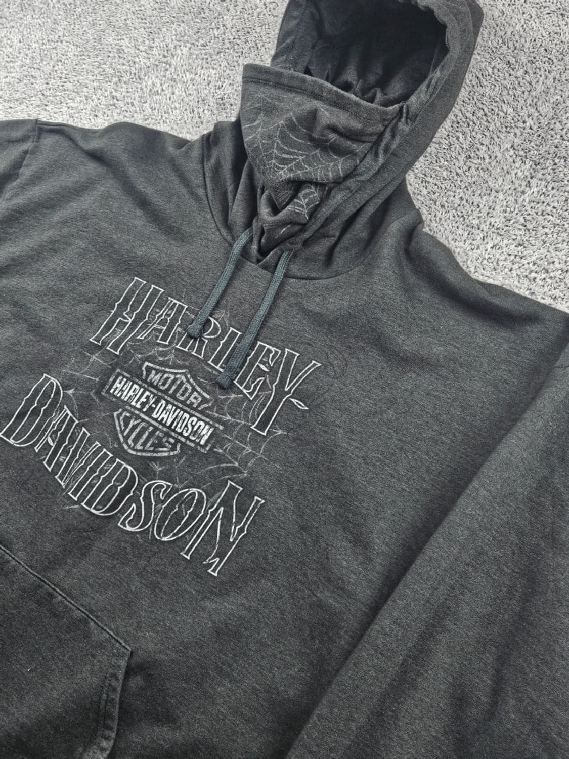 할리데이비슨 스파이더 핸드워머 스웻 후드티셔츠 (2XL) / 9302 상품이미지8