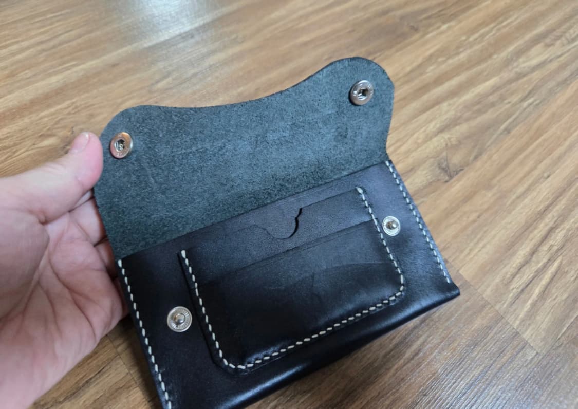 핸드메이드 가죽 카드지갑 상품이미지5