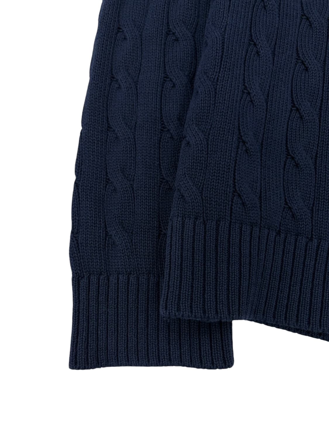 폴로 케이블니트 네이비 (XL) 상품이미지5