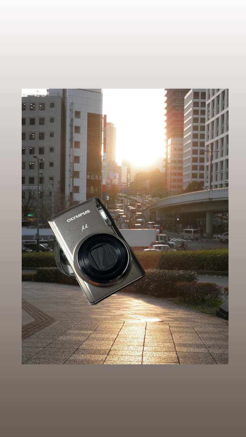 희귀 샴페인 골드 올림푸스 뮤 9010 작례o 상품이미지2