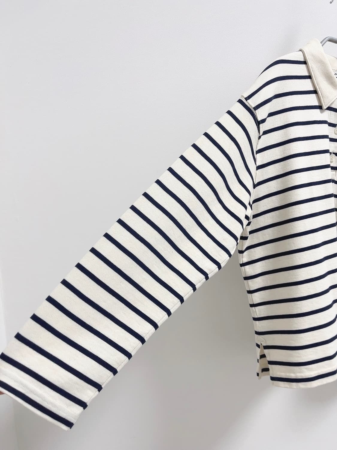 코스 스트라이프 카라 티셔츠 상품이미지5