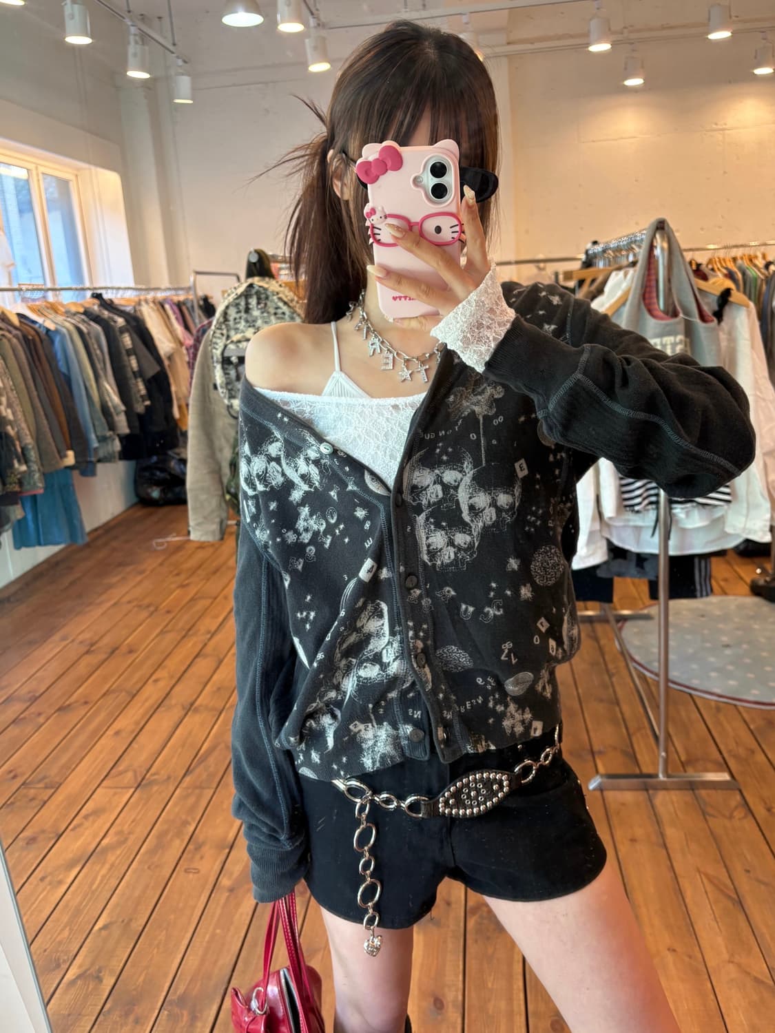 히스테릭글래머 스컬 가디건 상품이미지1