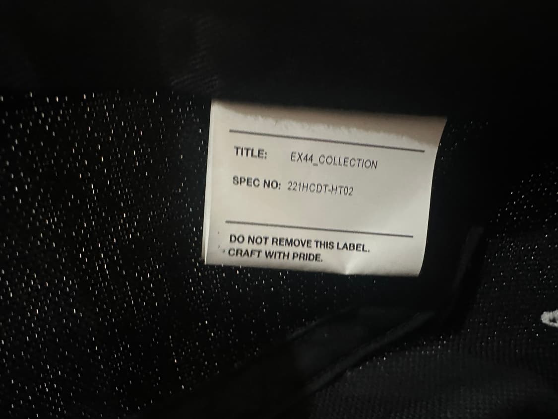 최종가격 더블탭스 크로스본 캠프캡 블랙 코튼 옥스포드캡 상품이미지7