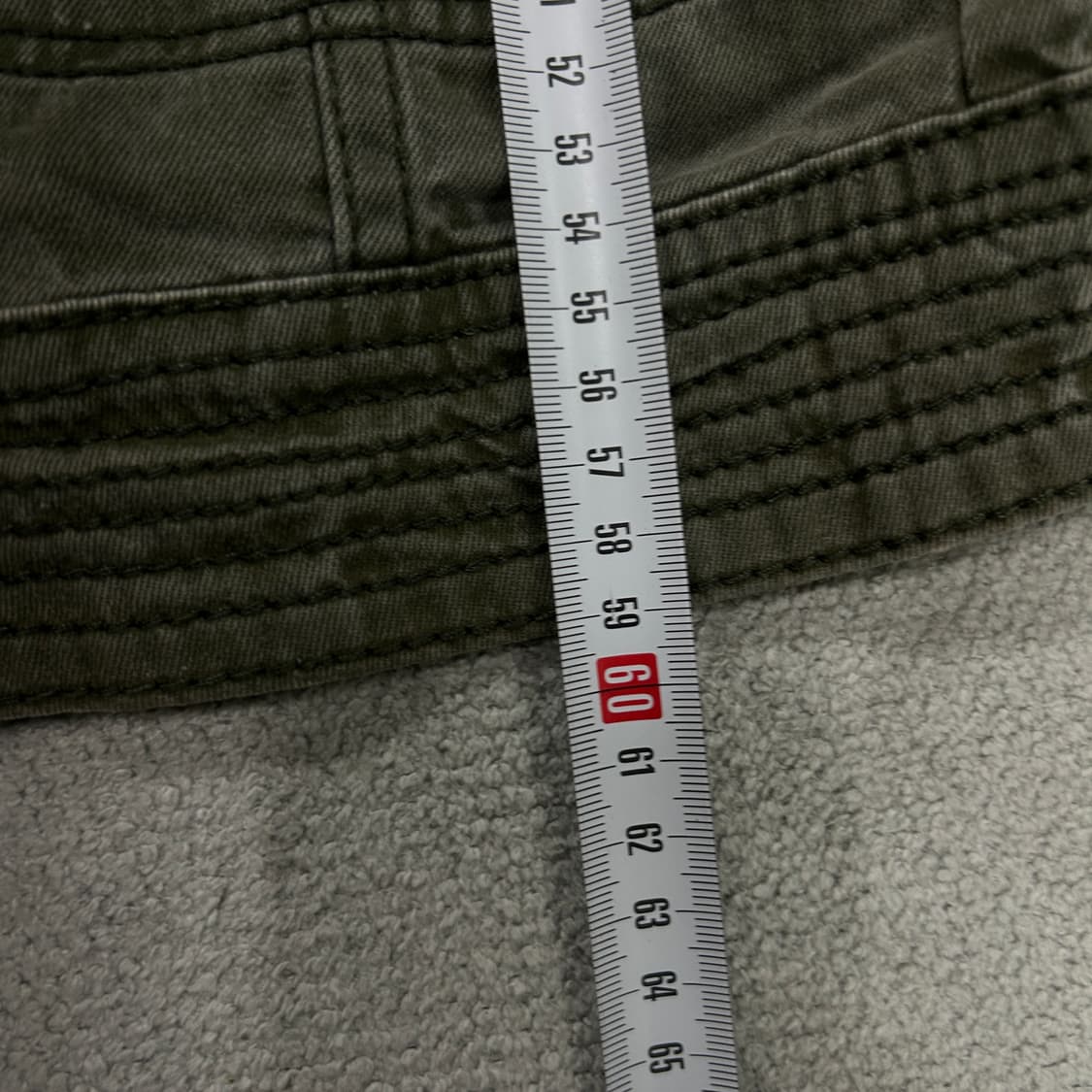 시슬리 카키색 야상 스타일 봄버 자켓 s 상품이미지5