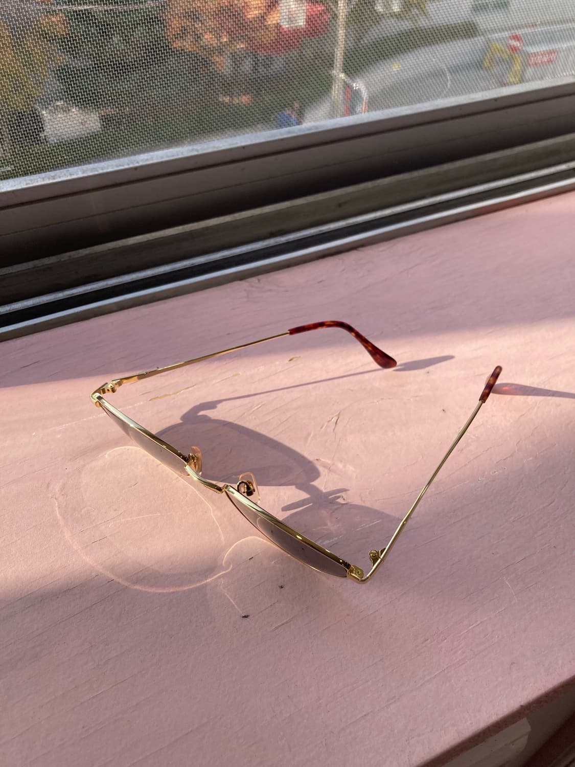 빈티지 레오파드 금테 선글라스 상품이미지7