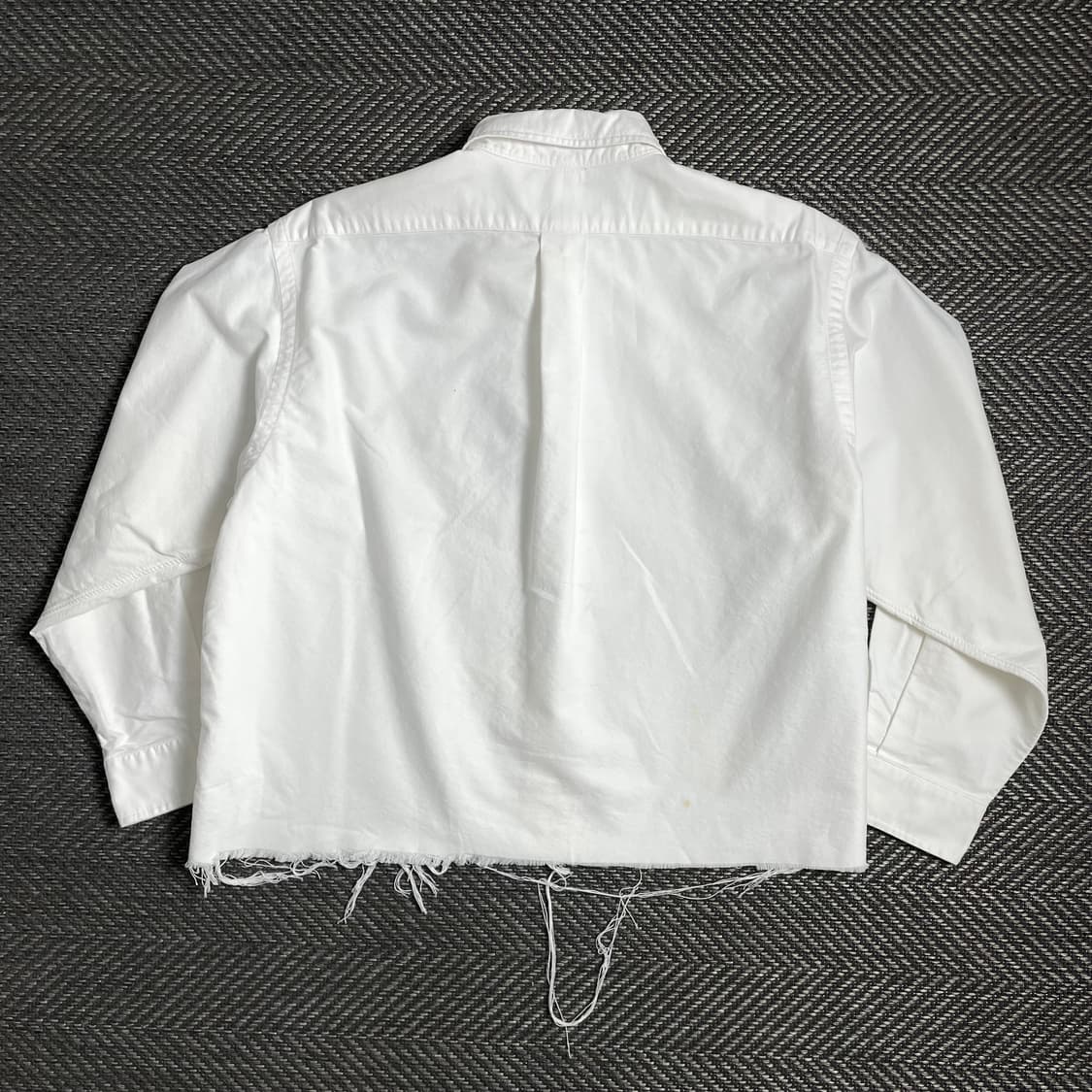 폴로 랄프로렌 옥스포드 화이트 컷팅 크롭 셔츠 y 4584 상품이미지6