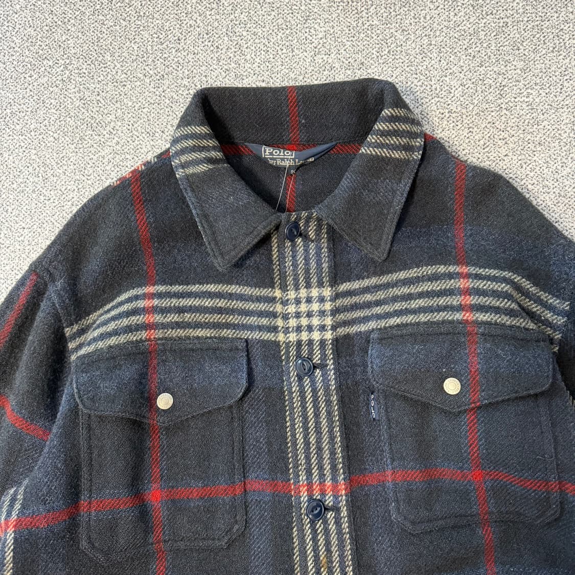 폴로 랄프로렌 울 체크 헌팅 자켓 상품이미지2
