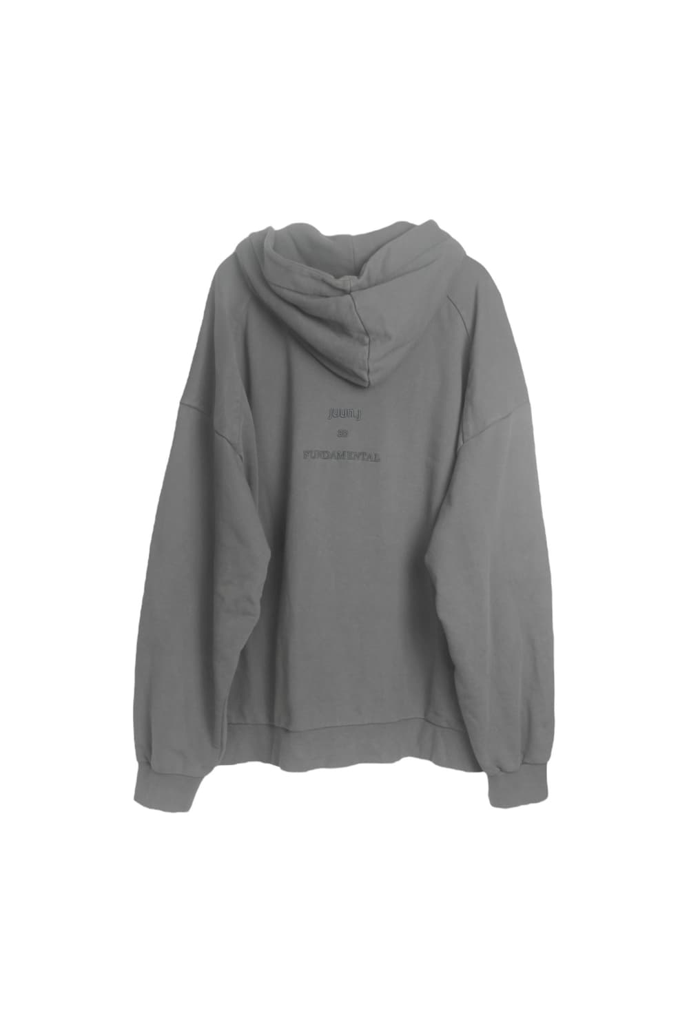 준지 20FW 엠브로이더리 레터링 절개 후드티 상품이미지4