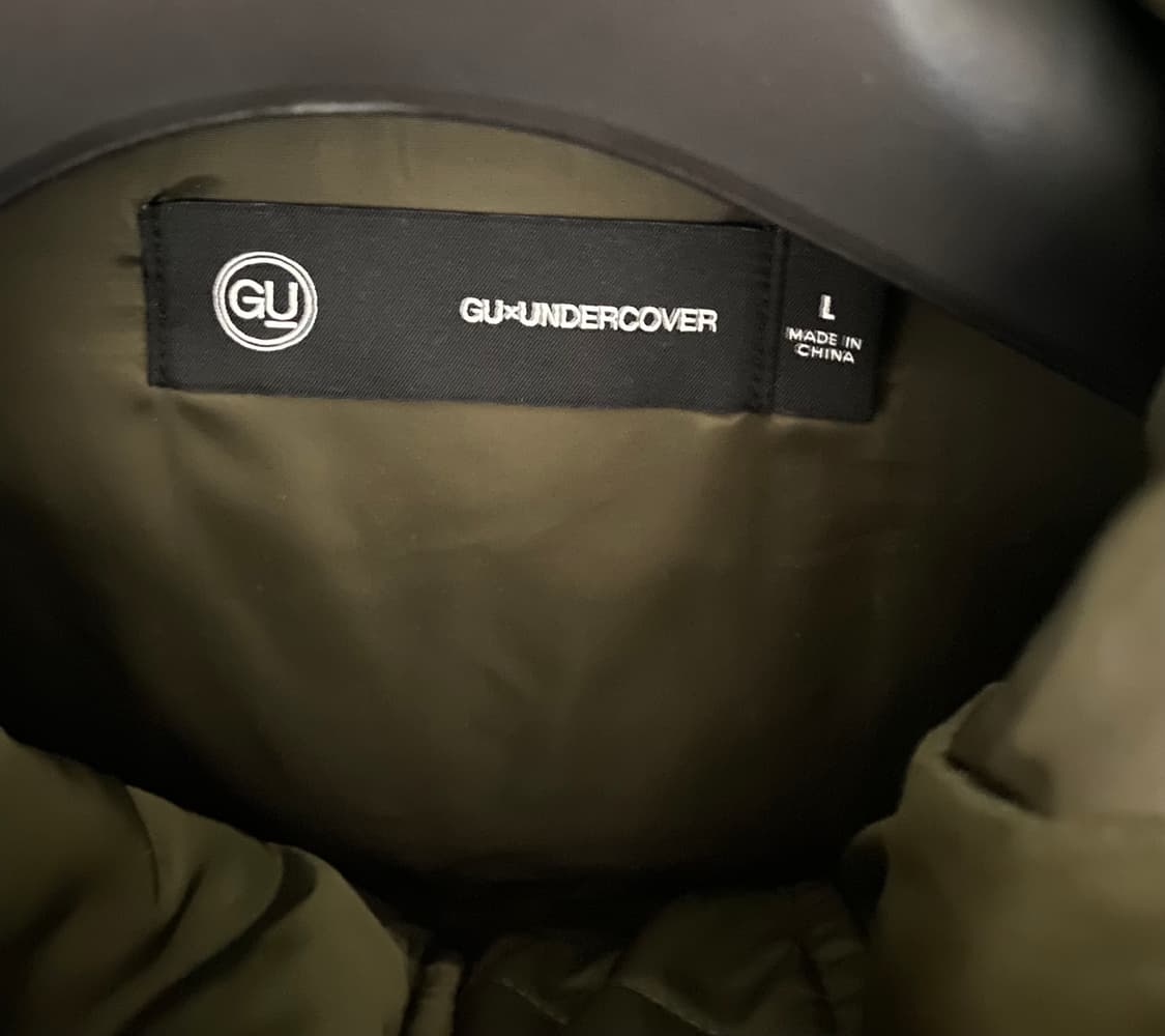 [L] 24Fw 언더커버 GU 히트 패딩 컨버터블 코트 점퍼 올리브 상품이미지2