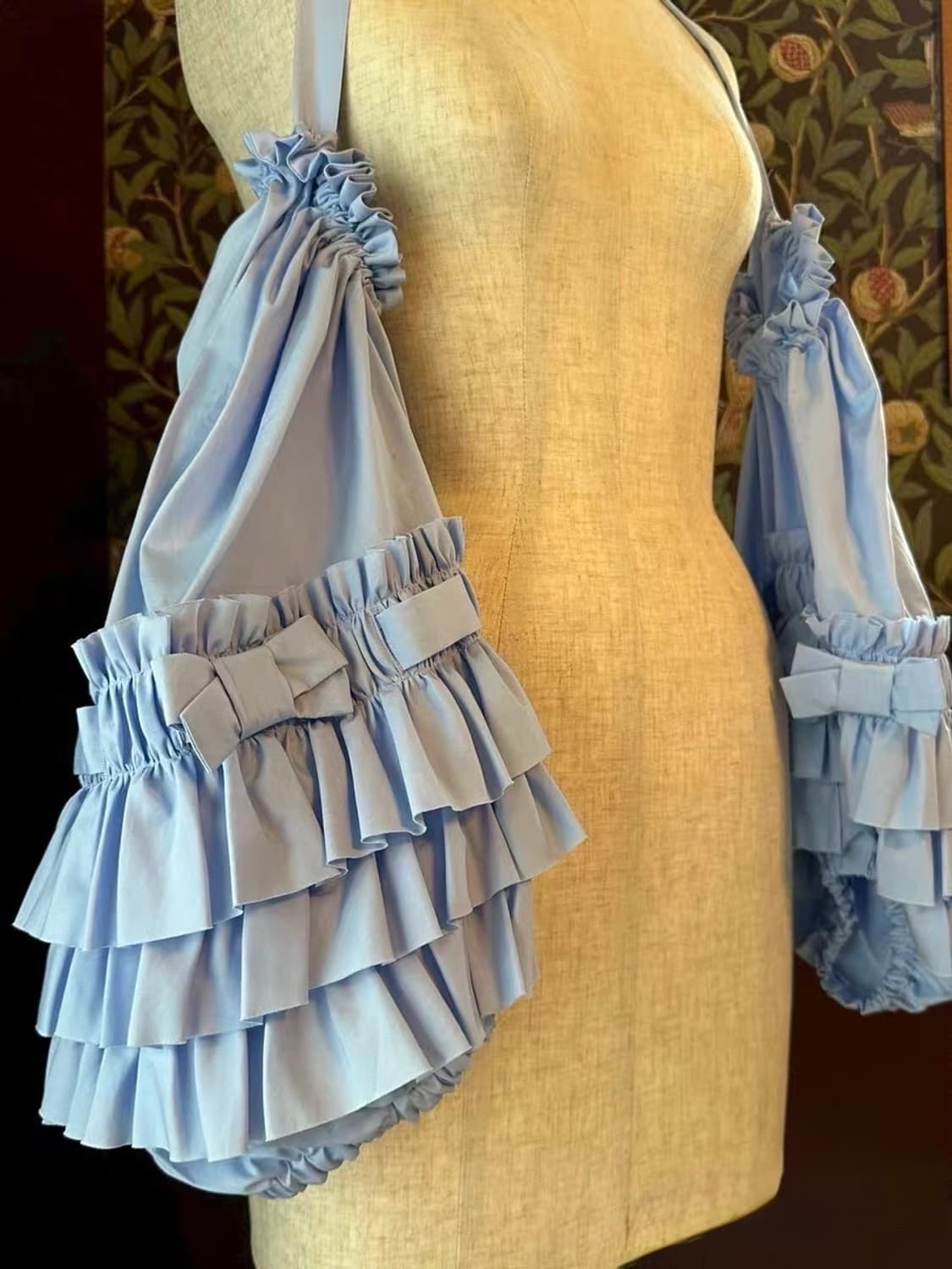 NEW 꼼데가르송 걸 프릴 리본 토시 F 상품이미지1