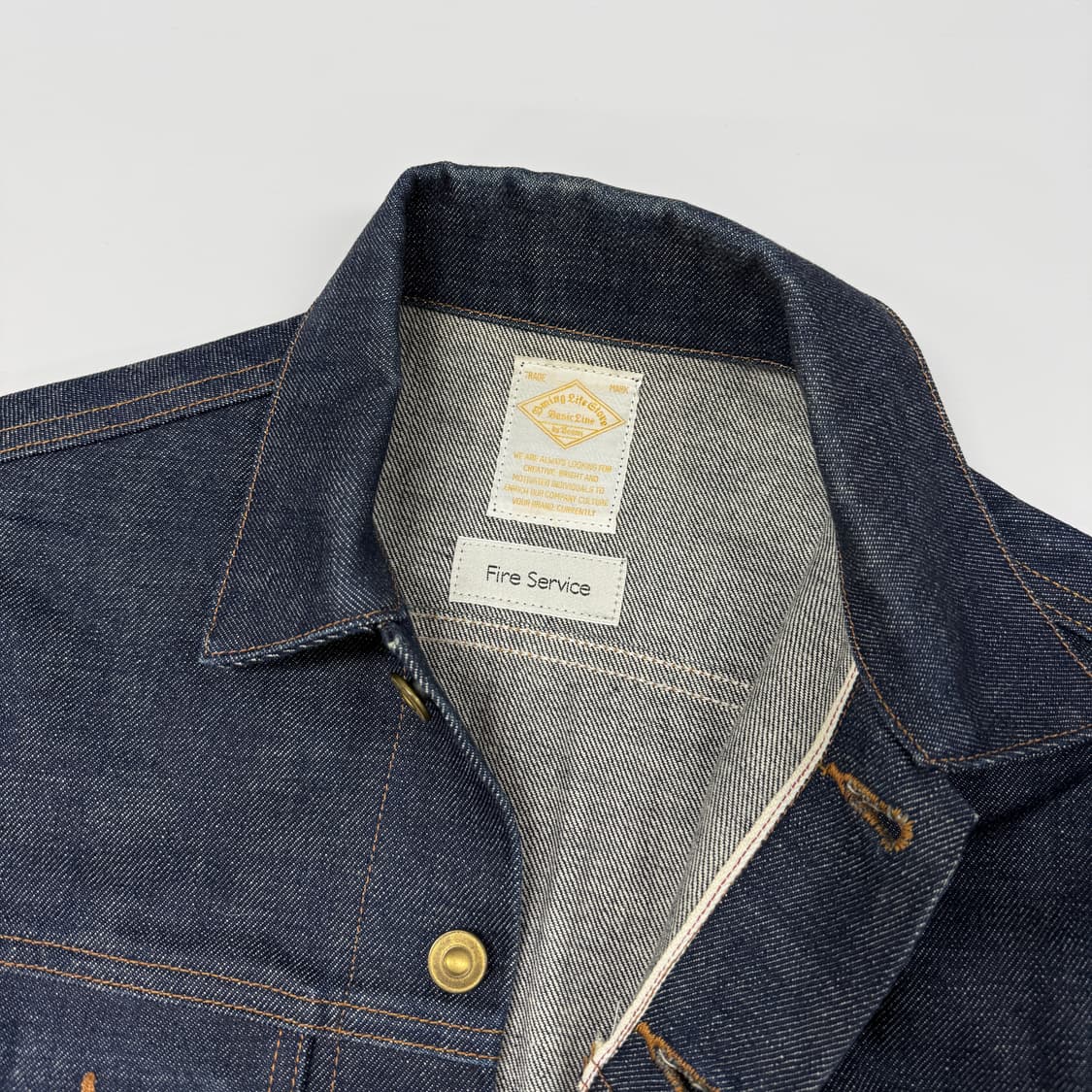 Beams selvedge denim jacket 상품이미지7