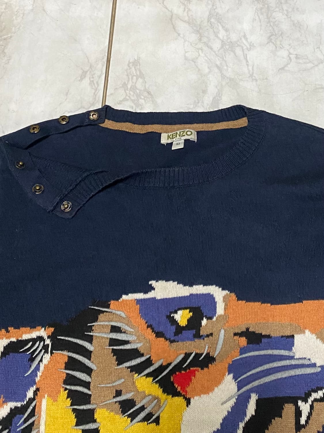 겐조 타이거 자수 니트 사이즈 95 상품이미지2