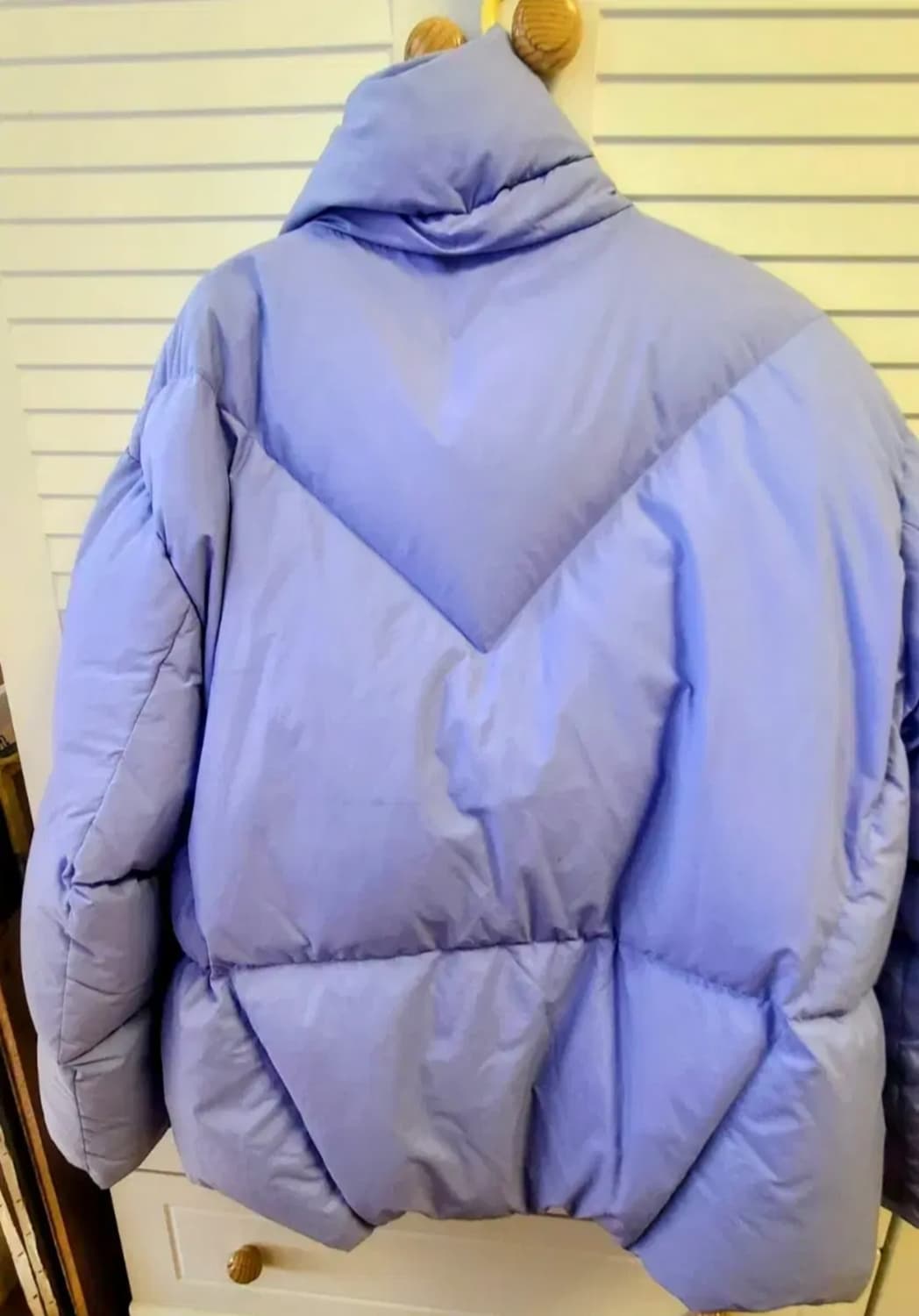 파스텔 블루 컬러 숏패딩 상품이미지3