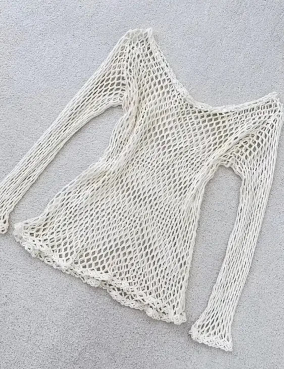 빈티지 그물 니트 상품이미지2