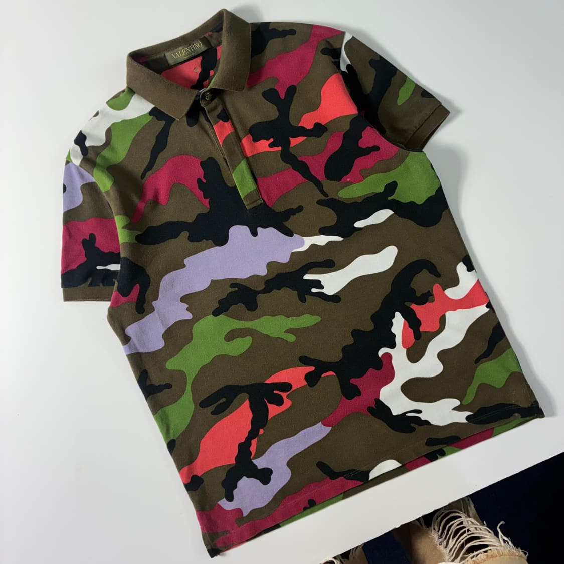 Valentino  발렌티노 카모플라주 PK 티셔츠  상품이미지2