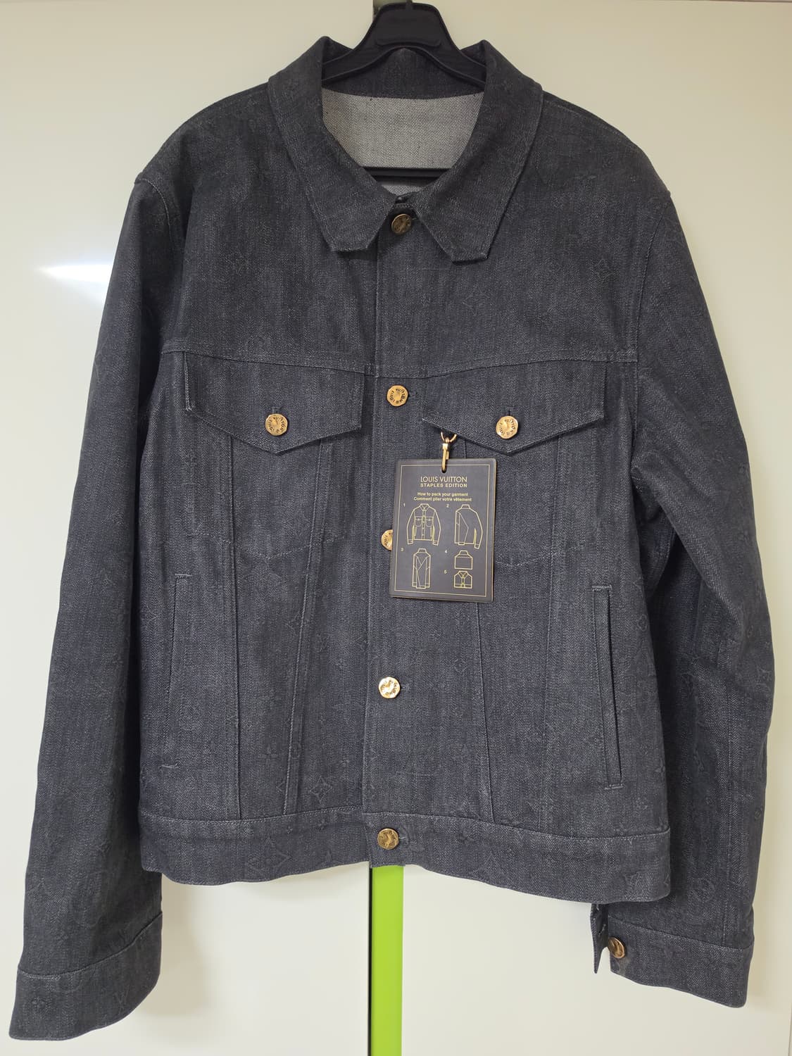 (새상품급) 루이비통 모노그램 데님 자켓 사이즈 52 100-105사이즈 상품이미지1