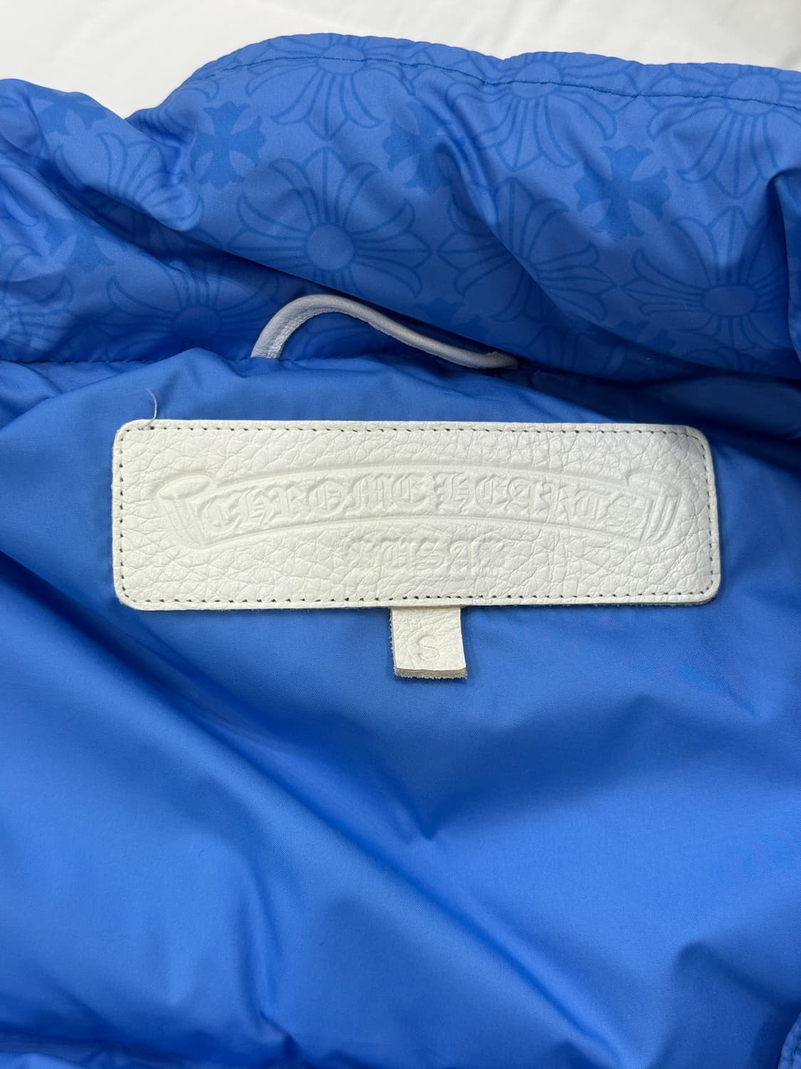 크롬하츠 STIFF 푸퍼 패딩 베스트 블루 S 상품이미지6